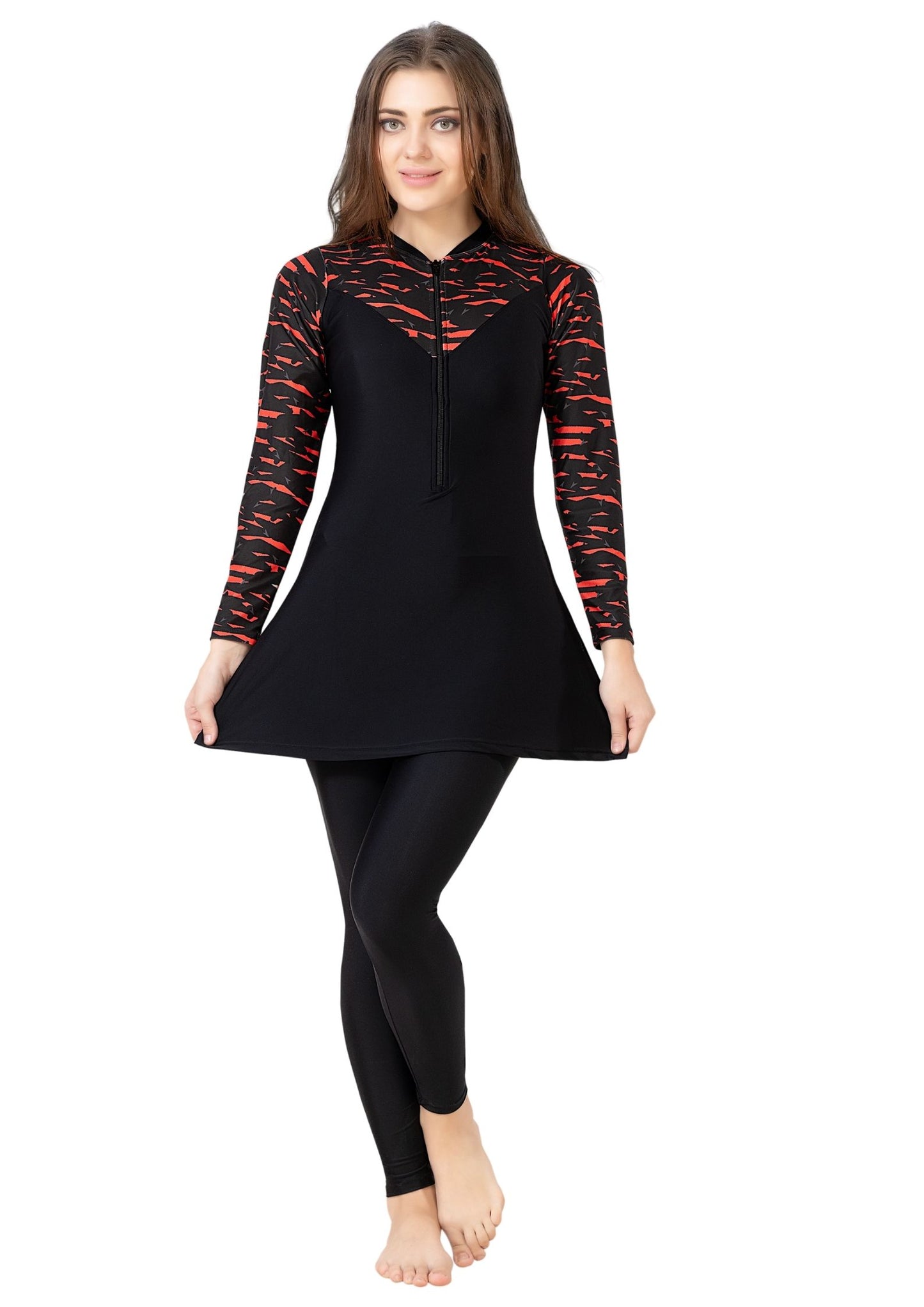 Body Suit 12: Full bodysuit with printed sleeves