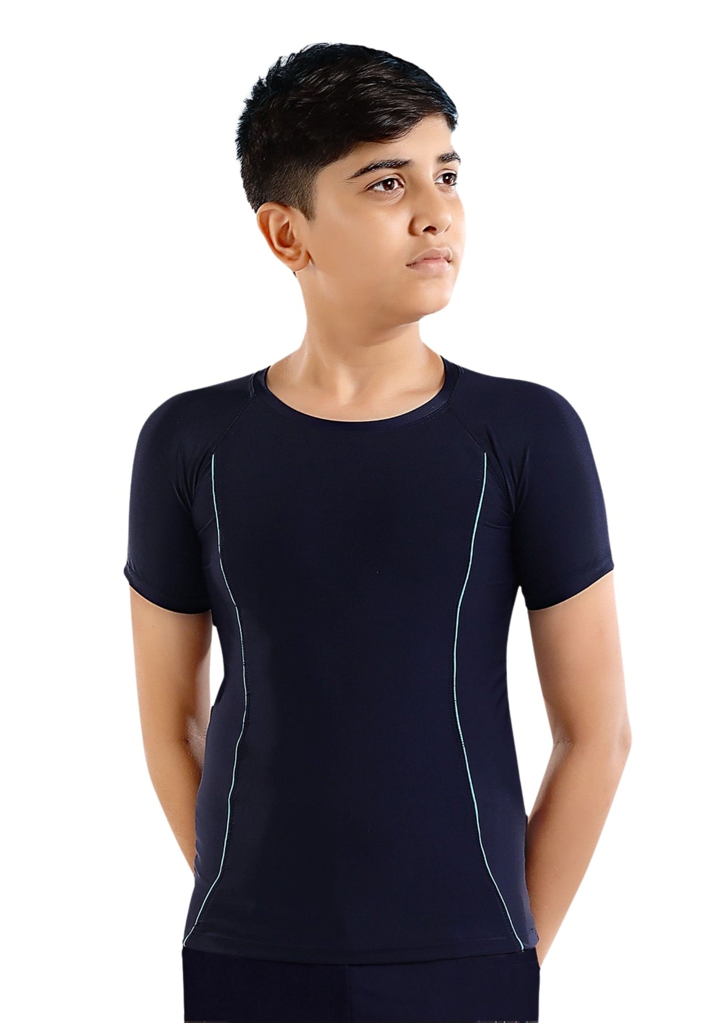Boy's T-Shirt 1 : Half Sleeve swimming t-shirt for boys