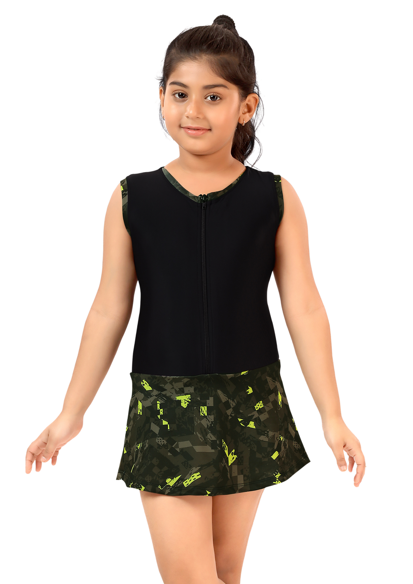 Pretty Girl: Girl's swimwear range with patterned skirt