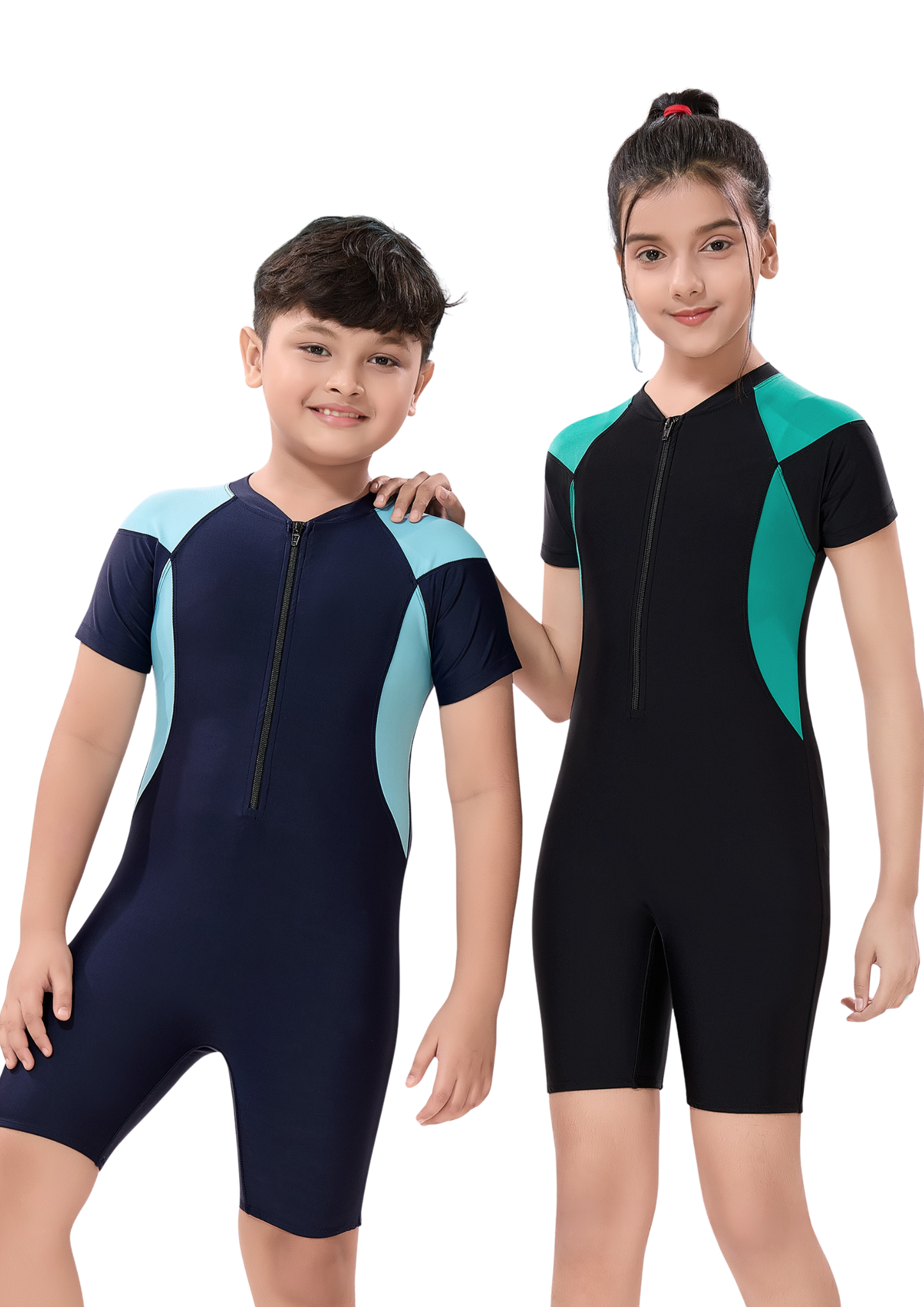 Spiderman - One-piece multi purpose unisex swimming suit with plain patchwork