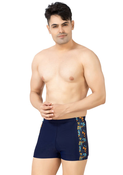 Noddy 6: Men's swimming shorts with inner pocket and printed sides