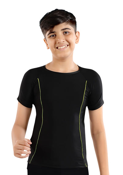 Boy's T-Shirt : Half Sleeve swimming t-shirt for boys