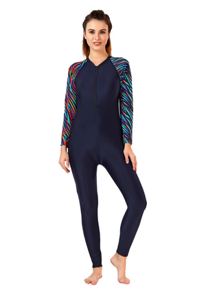 Hunter : Full Length Suit with Printed Sleevees