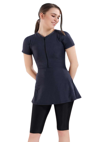 Marina : Geometric Elegant Printed Swimwear