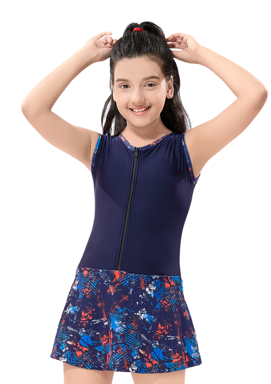 Pretty Girl : Girl's swimwear range with printed skirt