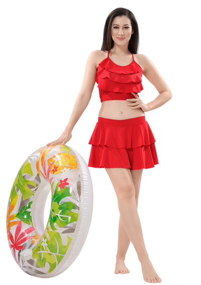 Senorita : Two Piece Flared Swim Suit